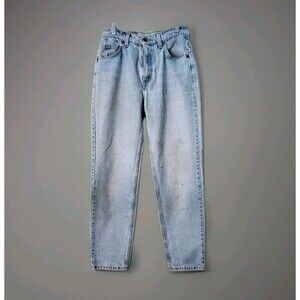 Vtg Levi's 921 Size 8 Short Orange Tab Taper Women's Jeans Light Wash 1997 Denim